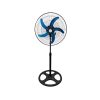 Ventilador de Pie Negro 3 Velocidades 5 Aspas De Metal