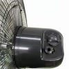 Ventilador de Pie Negro 3 Velocidades 5 Aspas De Metal