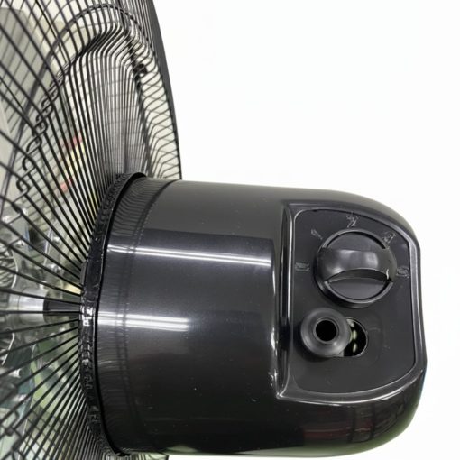 Ventilador de Pie Negro 3 Velocidades 5 Aspas De Metal