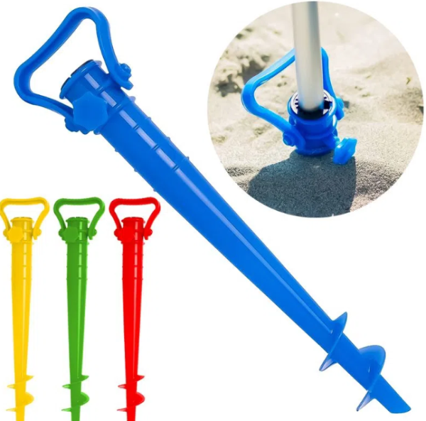 Tirabuzon de anclaje para sombrilla